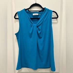 Calvin Klein blue blouse